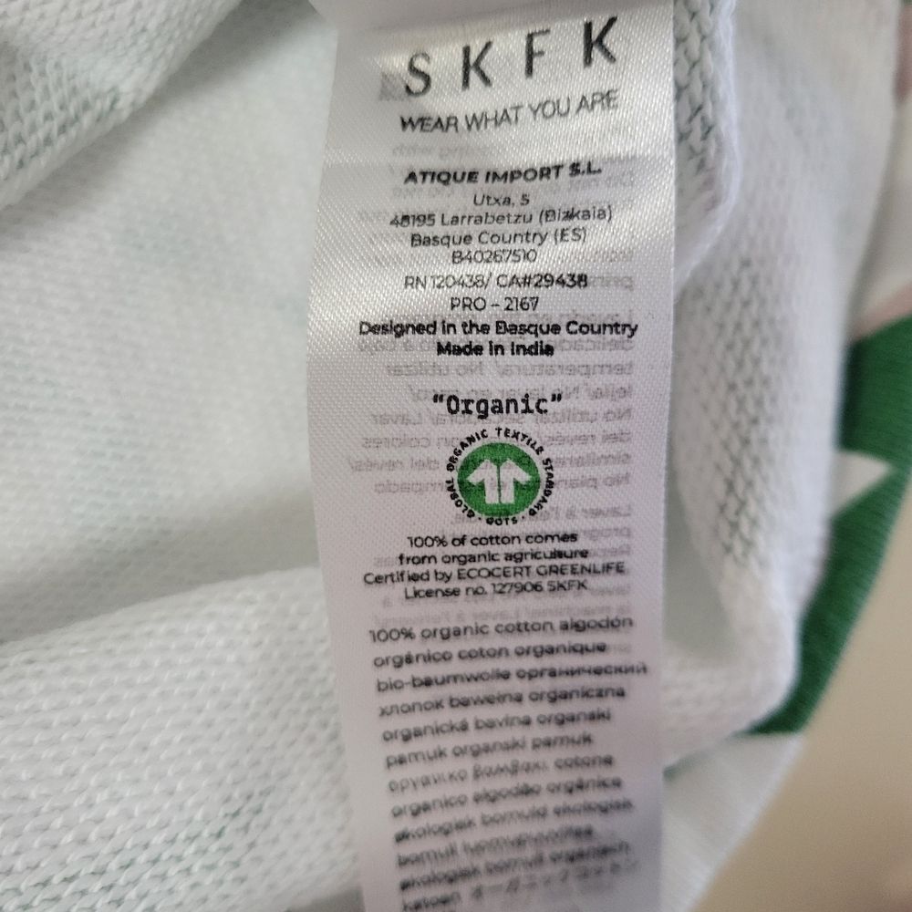 SKFK Skunkfunk Adi Big Petals Pink Green Hoodie - Picture 12 of 16